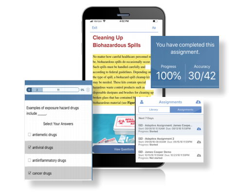 Connect&rsquo;s ReadAnywhere app allows student to access eBook on mobile and offline.